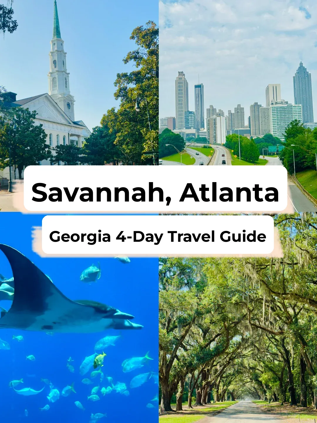 Experience Summer 🚗 A Unique Four-Day Road Trip from Atlanta to Savannah