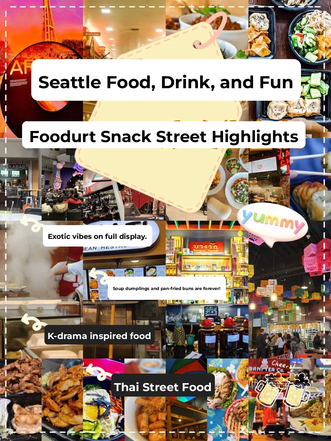 Seattle Food Court Extravaganza 🌈 Ultimate Guide for Weekend Munchies