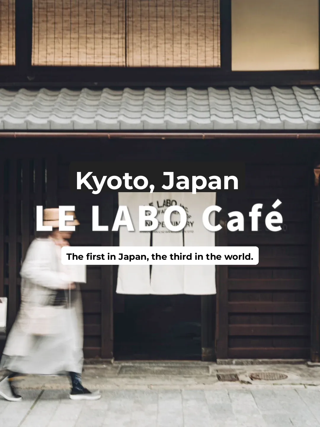 The Only LE LABO Café in Japan is in Kyoto