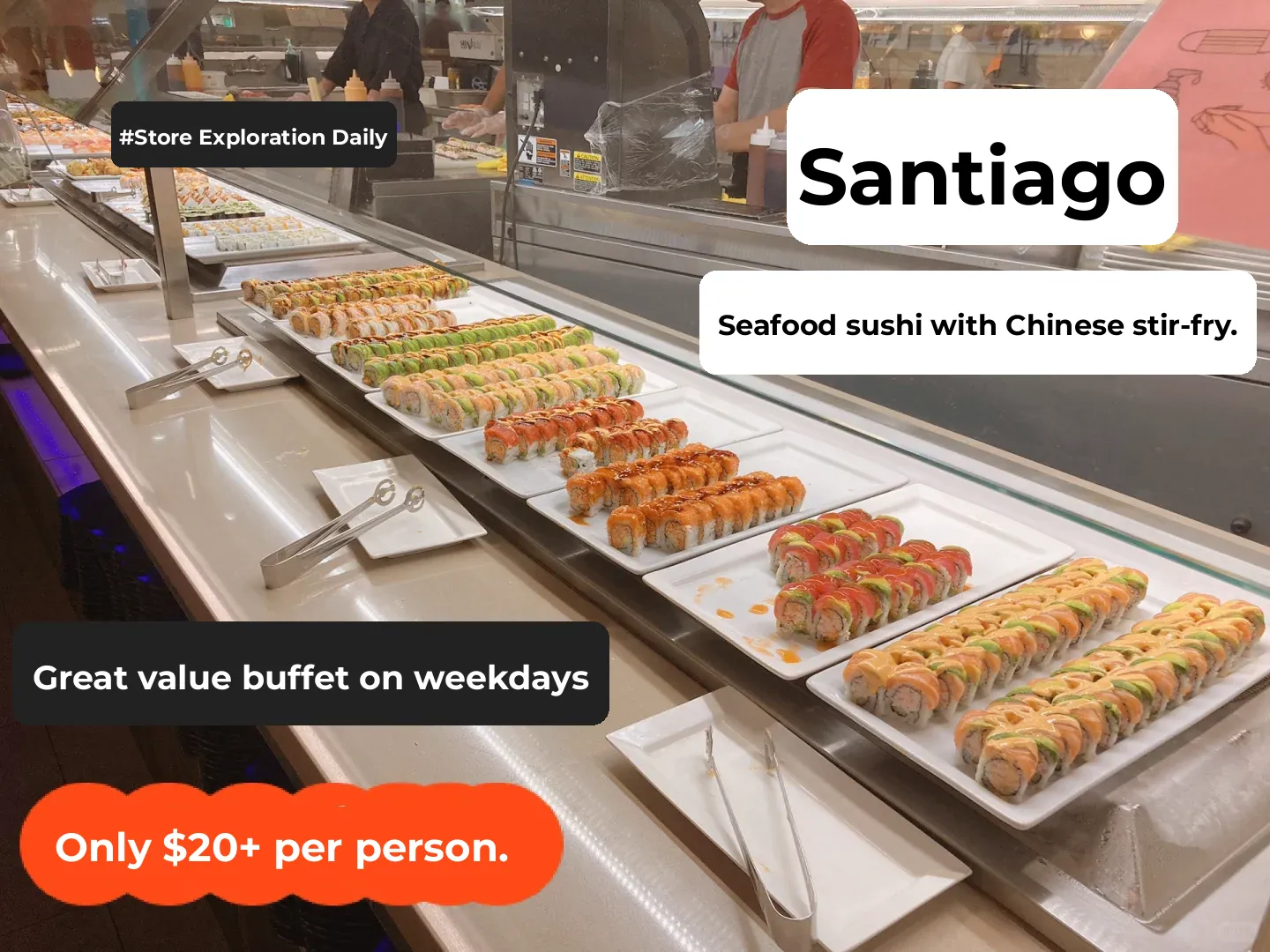San Diego | Weekday Lunch at Natsumi Buffet for Just Over $20 Per Person