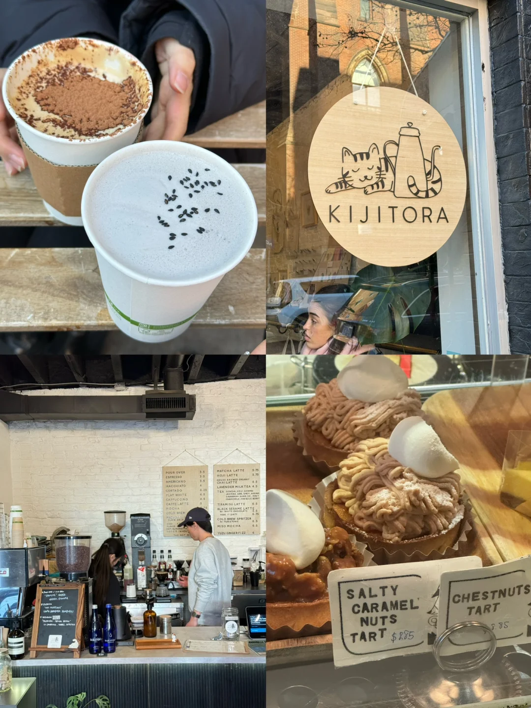 New York | Tiramisu Latte & Chestnut Tart: Instant Bliss 😌
