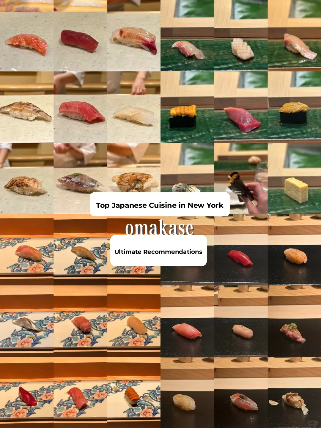 New York | Top 9 Omakase Spots for Japanese Cuisine 🍣 Save Now!