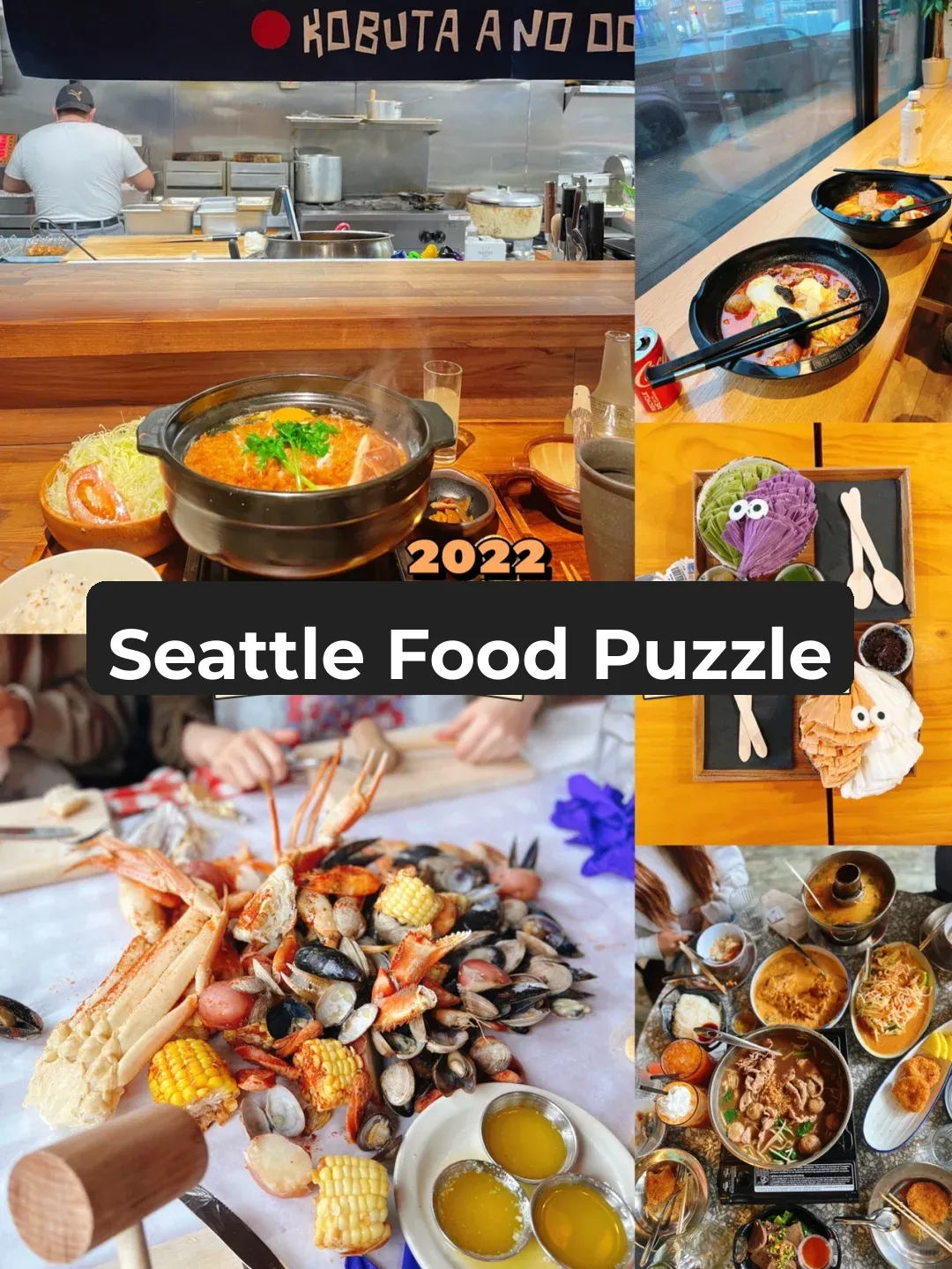 Seattle Food Puzzle! I'd Fly Another 3 Hours Just for Spicy Hot Pot and Pork Cutlet