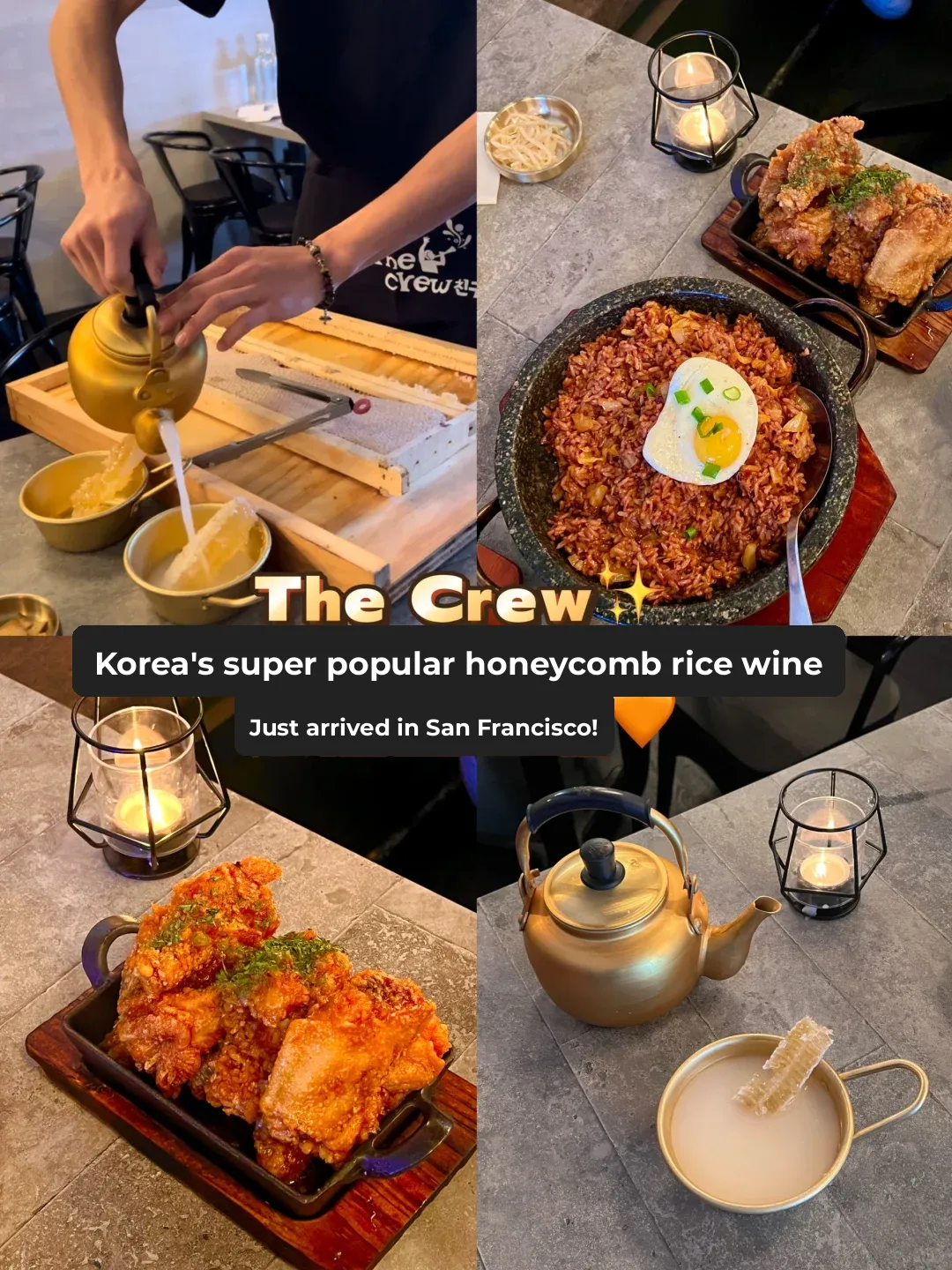 The Super Popular Korean Honeycomb Rice Wine is Now in San Francisco! 🤤