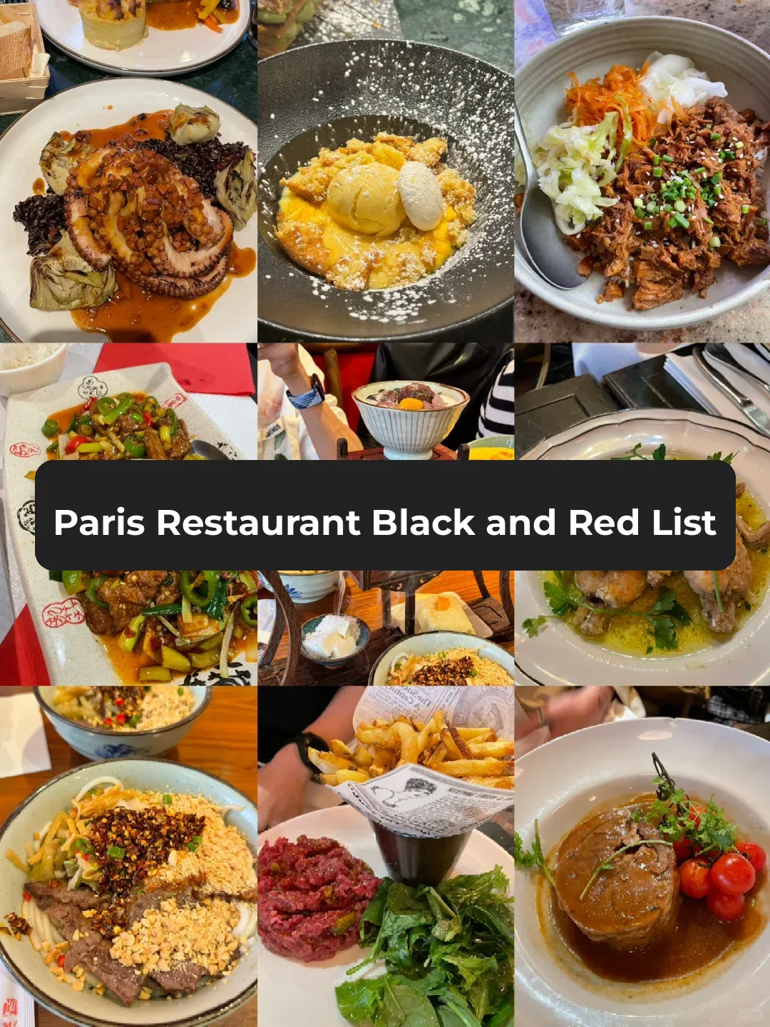 Paris Chinese & French Food Red & Black List | I Actually Found Guilin Noodles!