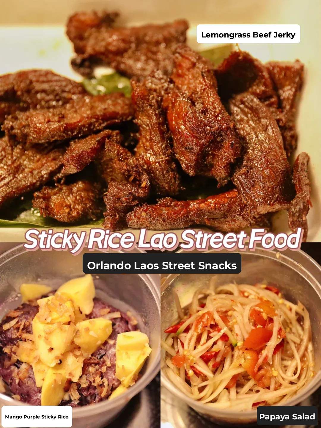 Orlando Food Guide - Lao Street Eats: Sticky Rice