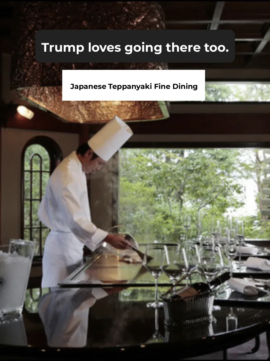 The High-End Teppanyaki Spot Trump Specifically Wanted to Visit