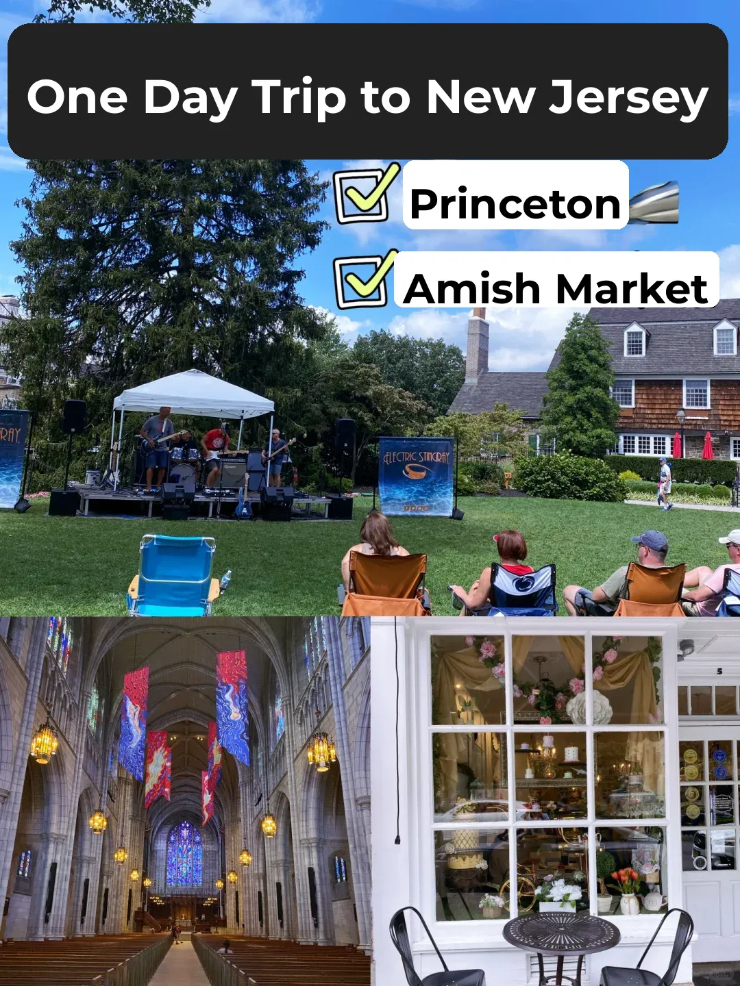 Day Trip to New Jersey | ⛪️ Princeton Town, Direct Train Ride 🚄