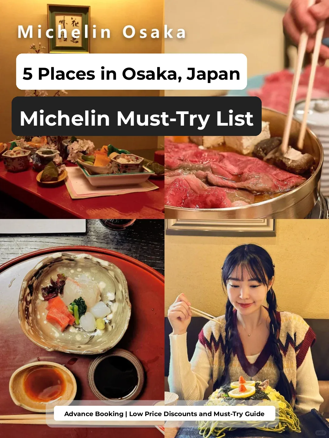 🎏 Osaka Michelin Must-Try List 💯 Starting from 200+ 🉑 Star-Picking!