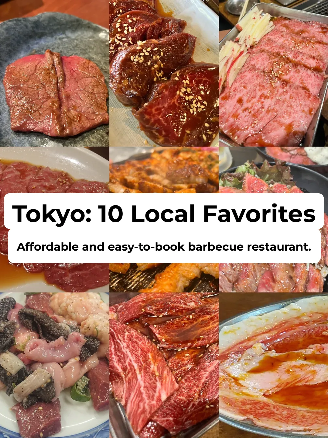 Tokyo | 10 Budget-Friendly BBQ Spots Recommended by Locals