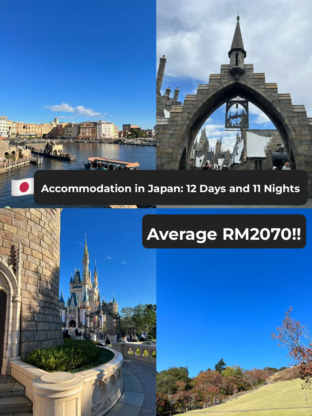 🇯🇵 12 Days in Japan: 11 Nights of Accommodation for Just RM2070 Per Person