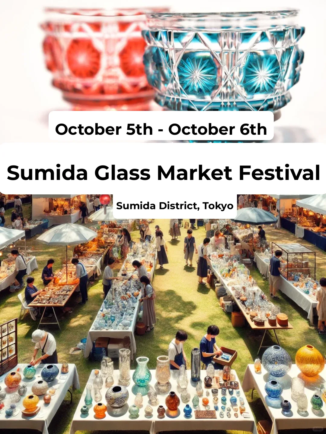🟡 Autumn "Sumida Glass City" Handmade Glass Festival ✨