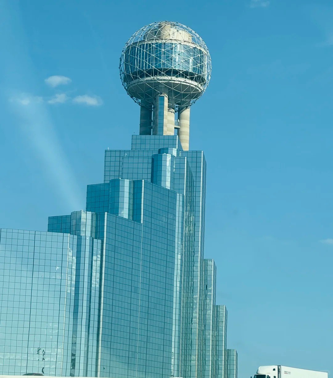 🌆 Crown Block at Reunion Tower by Joseph Taylor | WanderBoat AI Trip ...