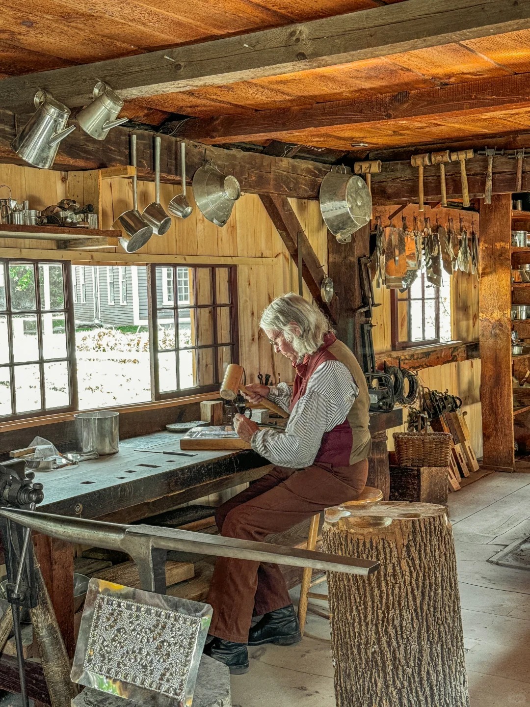  Imagine stepping back in time to the 1830s in New England. 